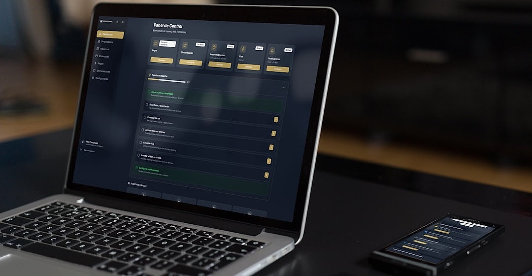 Invoice control dashboard on a computer screen